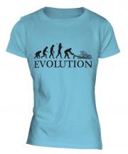 Tree Surgeon Evolution Ladies T-Shirt