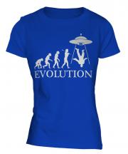 Ufo Invasion Evolution Ladies T-Shirt