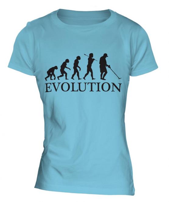Metal Detector Evolution Ladies T-Shirt