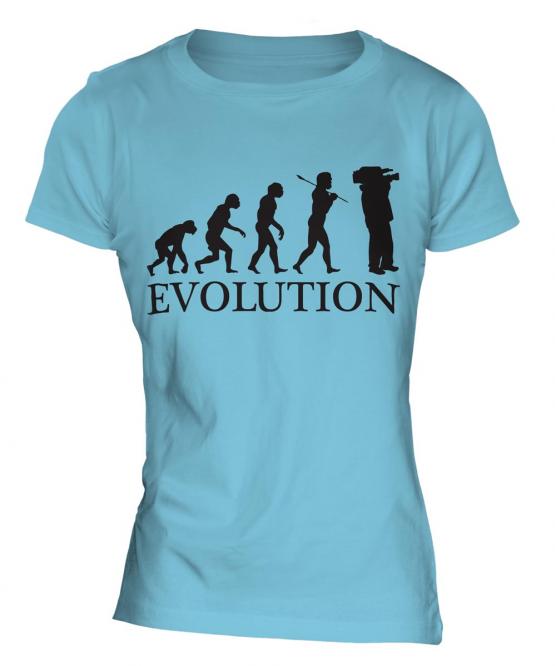 Cameraman Evolution Ladies T-Shirt