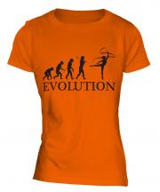 Rhythmic Gymnastics Ribbon Evolution Ladies T-Shirt