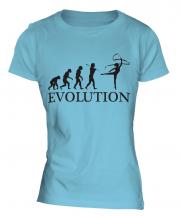 Rhythmic Gymnastics Ribbon Evolution Ladies T-Shirt