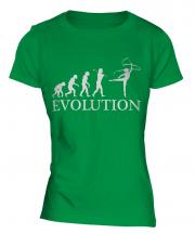 Rhythmic Gymnastics Ribbon Evolution Ladies T-Shirt