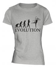 Rhythmic Gymnastics Ribbon Evolution Ladies T-Shirt