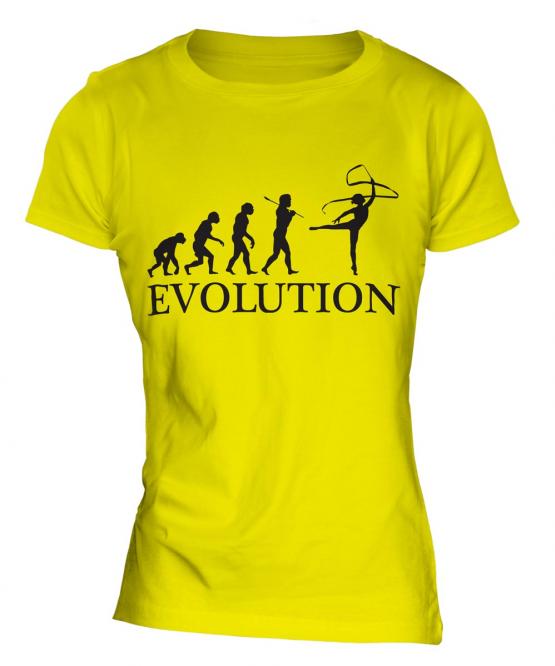Rhythmic Gymnastics Ribbon Evolution Ladies T-Shirt
