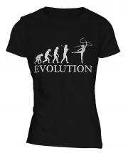 Rhythmic Gymnastics Ribbon Evolution Ladies T-Shirt
