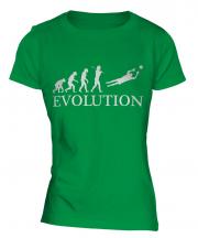 Football Goalkeeper Evolution Ladies T-Shirt