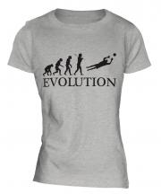 Football Goalkeeper Evolution Ladies T-Shirt
