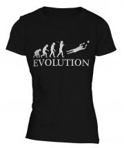 Football Goalkeeper Evolution Ladies T-Shirt