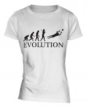 Football Goalkeeper Evolution Ladies T-Shirt