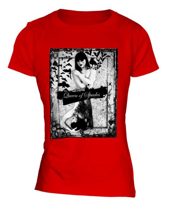 Queen Of Spades Ladies T-Shirt