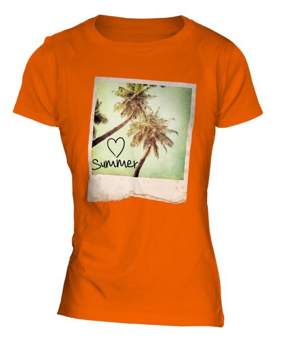 I Love Summer Ladies T-Shirt