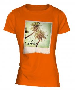 I Love Summer Ladies T-Shirt
