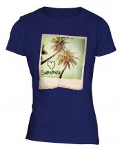 I Love Summer Ladies T-Shirt