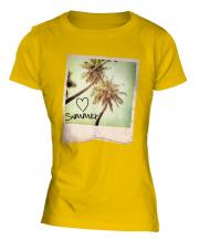 I Love Summer Ladies T-Shirt