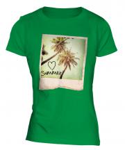 I Love Summer Ladies T-Shirt