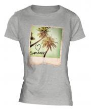 I Love Summer Ladies T-Shirt