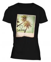 I Love Summer Ladies T-Shirt
