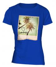 I Love Summer Ladies T-Shirt