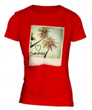 I Love Summer Ladies T-Shirt