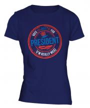 Me For President Ladies T-Shirt