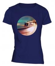 Record Player Fashion Print Ladies T-Shirt
