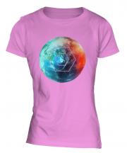 Beautiful Earth Fashion Print Ladies T-Shirt