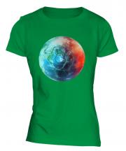 Beautiful Earth Fashion Print Ladies T-Shirt