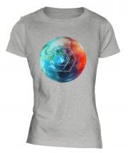 Beautiful Earth Fashion Print Ladies T-Shirt