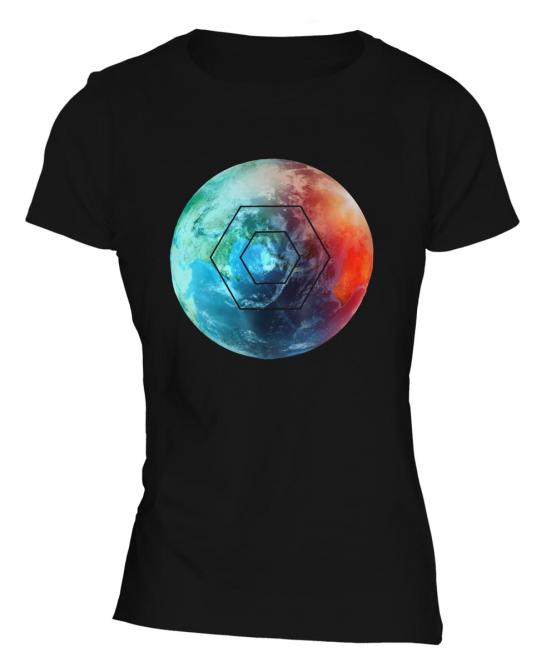 Beautiful Earth Fashion Print Ladies T-Shirt