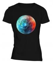 Beautiful Earth Fashion Print Ladies T-Shirt