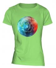 Beautiful Earth Fashion Print Ladies T-Shirt