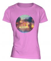 Drops Of Rain Fashion Print Ladies T-Shirt