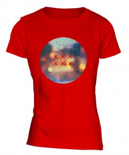 Drops Of Rain Fashion Print Ladies T-Shirt