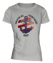 Nautical Heritage 1847 Ladies T-Shirt