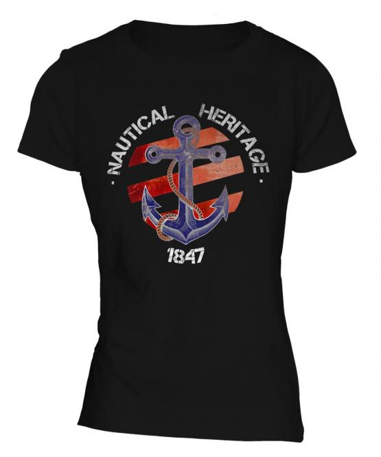 Nautical Heritage 1847 Ladies T-Shirt