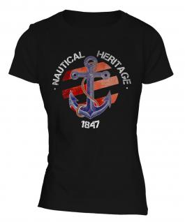 Nautical Heritage 1847 Ladies T-Shirt