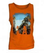 L.A. Grunge Print Mens Vest