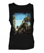 L.A. Grunge Print Mens Vest