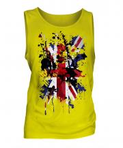 Union Jack Abstract Print Mens Vest