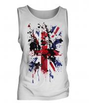 Union Jack Abstract Print Mens Vest