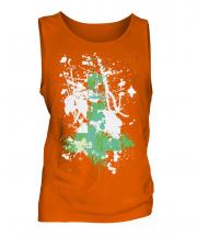 Grunge Cross Mens Vest