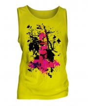 Grunge Cross Mens Vest