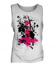 Grunge Cross Mens Vest