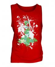 Grunge Cross Mens Vest