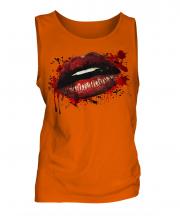 Grunge Lips Mens Vest