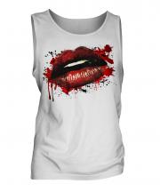 Grunge Lips Mens Vest