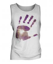 Hand Print Mens Vest