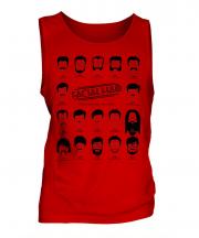Facial Hair Through The Ages Mens Vest
