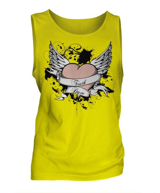 Truth Or Dare Tattoo Mens Vest